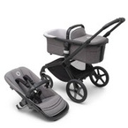 Bugaboo® Fox 5 Base Set | Black + Gray Melange