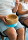 Eco rascals | Bamboo Deep Bowl with Suction Cup and Spoon | Blue