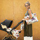La Millou® | Stroller attachment clips | Gray &amp; gold
