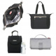 Storksak® Stevie Luxe nursing bag | Scuba Black