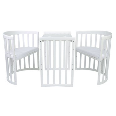 Waldin® łóżeczko 7w1 Owal