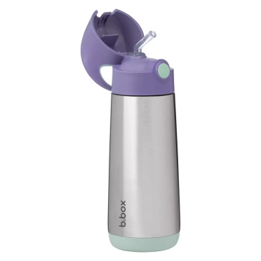B.Box® termobutelka ze słomką 500 ml | Lilac Pop 