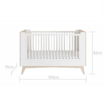 Bellamy So sixty crib 70x140 extendable to 70x160
