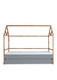 Bellamy | Lotta gray house crib with drawer 90x200