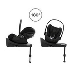 Cybex® Cloud G i-Size convertible 0-13 kg seat with swivel base | Moon Black Comfort
