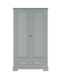Bellamy® Ines szafa 2-drzwiowa | Neutral Grey