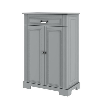 Bellamy® Ines 2-door tall chest of drawers | Neutral Grey