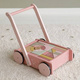 Little Dutch pram with blocks | Pink