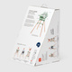 Stokke® Clikk™ ergonomic baby chair Natural + Sunny Coral