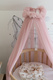 Waldin® tiulowy baldachim ze wspornikiem Rose
