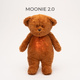 MOONIE 2.0 |  SZUMIŚ | SZUMIĄCY MIŚ ORGANIC Z LAMPKĄ | CARAMEL
