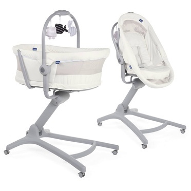 Chicco® Baby Hug Air 4-in-1 multifunctional crib-chair | White Snow