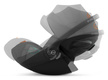 Cybex® Cloud G i-Size rozkładany fotelik 0-13 kg z obrotową bazą | Lava Grey Plus