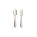 Mushie Cutlery for Kids Ivory