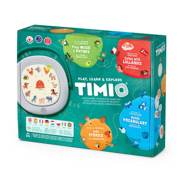 TIMIO - an interactive educational toy for language learning.
