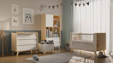 Bellamy So sixty crib 70x140 extendable to 70x160