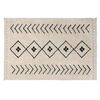 Lorena Canals® ręcznie tkany dywan ze 100% bawełny 140 x 210 cm | Bereber Rhombs