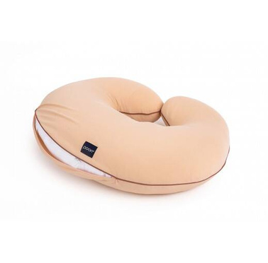 Poofi® nursing pillow 100% organic cotton apricot