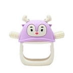 Smily Mia reindeer teether purple