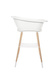 Bebe Jou | Sense Edition tub set with electronic temperature measurement + wooden stand | White