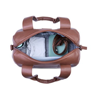 Childhome Mommy | Torba do wózka | Club Vegan Leather Dark Brown
