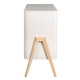 Troll Nursery | Torsten | Dresser with Changing Table | White + Natural Wax