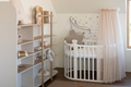 Waldin® tulle canopy with bracket Beige