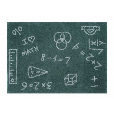 Lorena Canals® handwoven 100% cotton rug 140 x 200 cm | I LOVE MATH