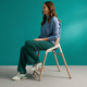 Bugaboo® Giraffe High Chair | Warm Wood + Grey