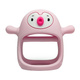 Smily Mia silicone penguin light pink teether