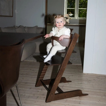 Stokke® Tripp Trapp® Wooden Children's Chair | Walnut Brown