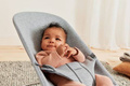 BabyBjorn | Bliss 3D Baby Bouncer | Lounger-Bouncer | Jersey | Light Gray + toy
