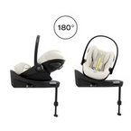 Cybex® Cloud G i-Size convertible 0-13 kg seat with swivel base | Seashell Beige Plus