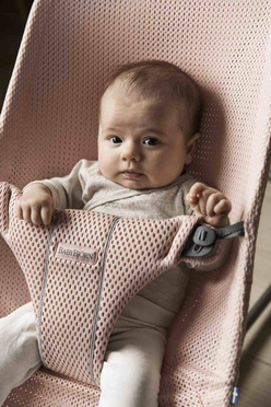 BabyBjorn | BLISS MESH Baby Bouncer | Leżaczek-Bujaczek | Perłowy Różowy