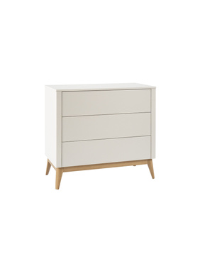 Pinio Miloo chest of drawers 3 drawers + 1 door champagne