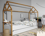 Bellamy | Lotta snow house crib with drawer 90x200