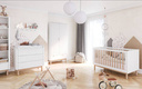 Pinio Miloo 2 door closet white