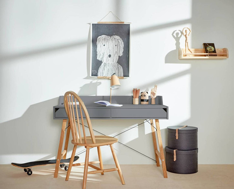 Bellamy Lotta grey desk