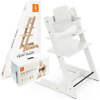 Stokke® Tripp Trapp® 2in1 set, highchair + baby set | White