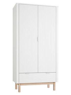 Pinio Miloo 2 door closet white