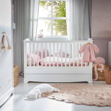 Bellamy Royal timeless white crib 70x140