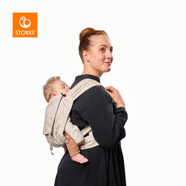 Stokke® Limas™ Carrier chusta–nosidełko ergonomiczne dla dziecka od 3 do 15 kg |  Black OCS
