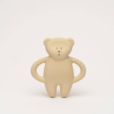 Moonie Teddy Bear Sand teether made of natural rubber