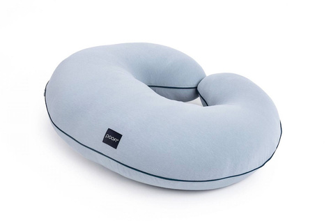 Poofi® nursing pillow 100% organic cotton | Dusty Blue