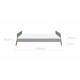 Bellamy Lotta gray bed 90x200
