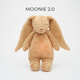 MOONIE |  SZUMIŚ 2.0 | SZUMIĄCY ORGANICZNY KRÓLIŚ Z LAMPKĄ | CAPPUCCINO