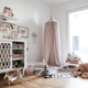Lorena Canals® handwoven 100% cotton rug Ø150 cm | ABC Natural + Black