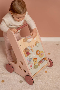 Little Duch® drewniany chodzik edukacyjny | Flowers & Butterflies