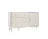 Pinio Miloo chest of drawers 3 drawers + 1 door champagne