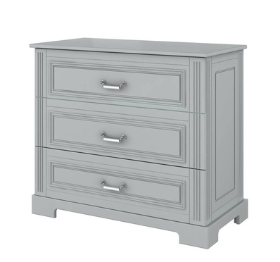 Bellamy® Ines 3-drawer chest | Neutral Grey